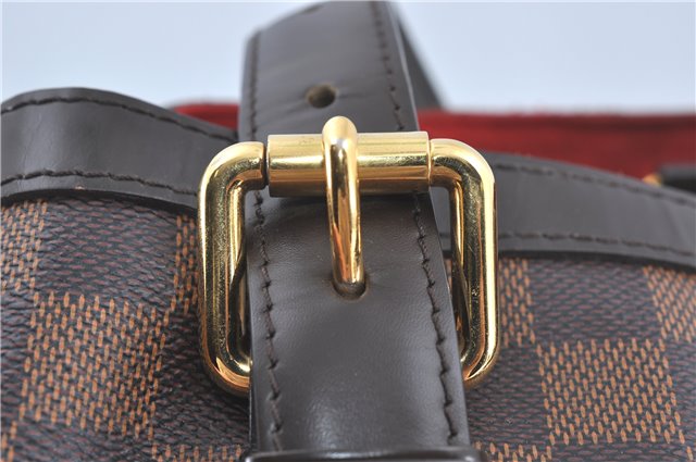 Authentic Louis Vuitton Damier Hampstead MM Shoulder Tote Bag N51204 LV 5825C