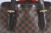 Authentic Louis Vuitton Damier Hampstead MM Shoulder Tote Bag N51204 LV 5825C