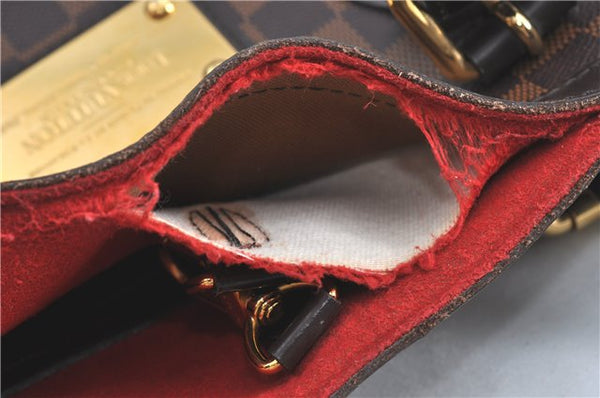 Authentic Louis Vuitton Damier Hampstead MM Shoulder Tote Bag N51204 LV 5825C