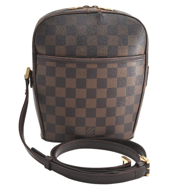 Authentic Louis Vuitton Damier Ipanema PM Shoulder Cross Bag N51294 Junk 5825I