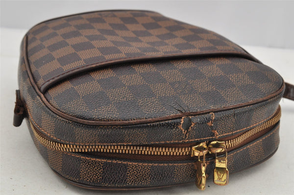 Authentic Louis Vuitton Damier Ipanema PM Shoulder Cross Bag N51294 Junk 5825I