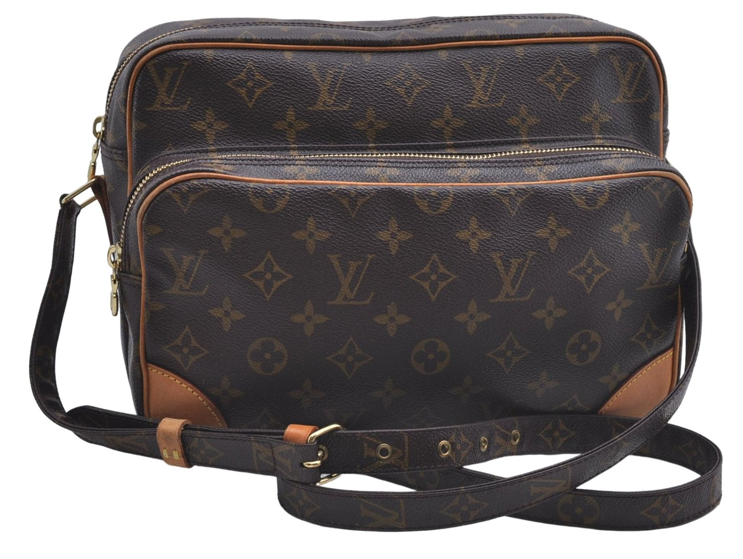 Authentic Louis Vuitton Monogram Nile Shoulder Cross Body Bag M45244 LV 5826D