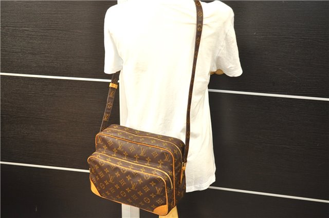 Authentic Louis Vuitton Monogram Nile Shoulder Cross Body Bag M45244 LV 5826D