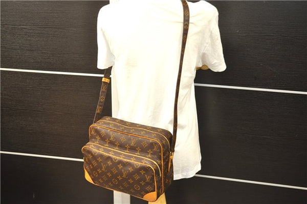 Authentic Louis Vuitton Monogram Nile Shoulder Cross Body Bag M45244 LV 5826D