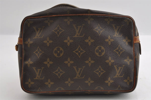 Authentic Louis Vuitton Monogram Compiegne 23 Clutch Hand Bag M51847 Junk 5826I