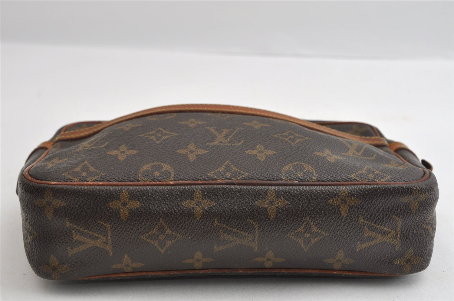 Authentic Louis Vuitton Monogram Compiegne 23 Clutch Hand Bag M51847 Junk 5826I
