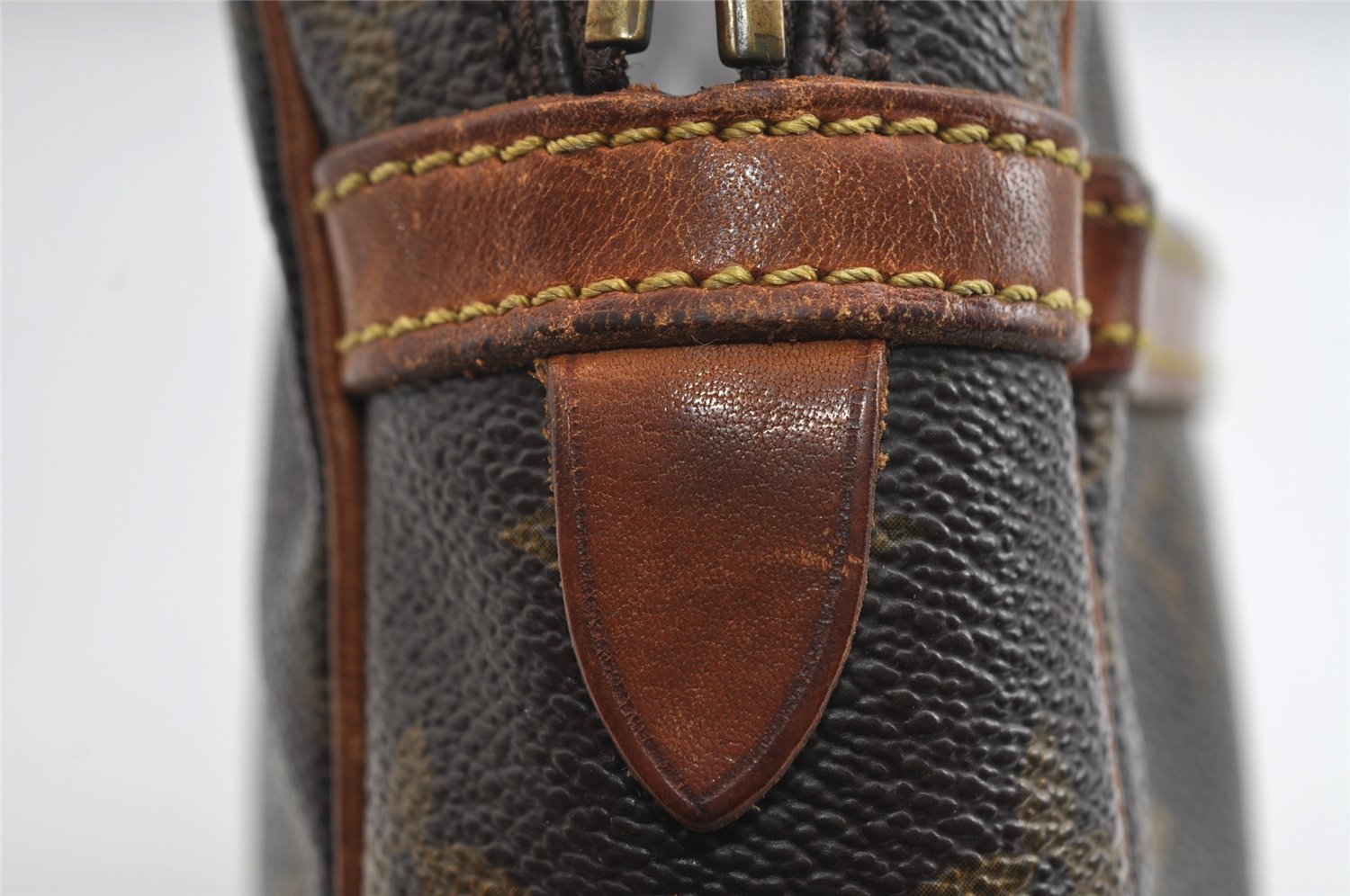 Authentic Louis Vuitton Monogram Compiegne 23 Clutch Hand Bag M51847 Junk 5826I