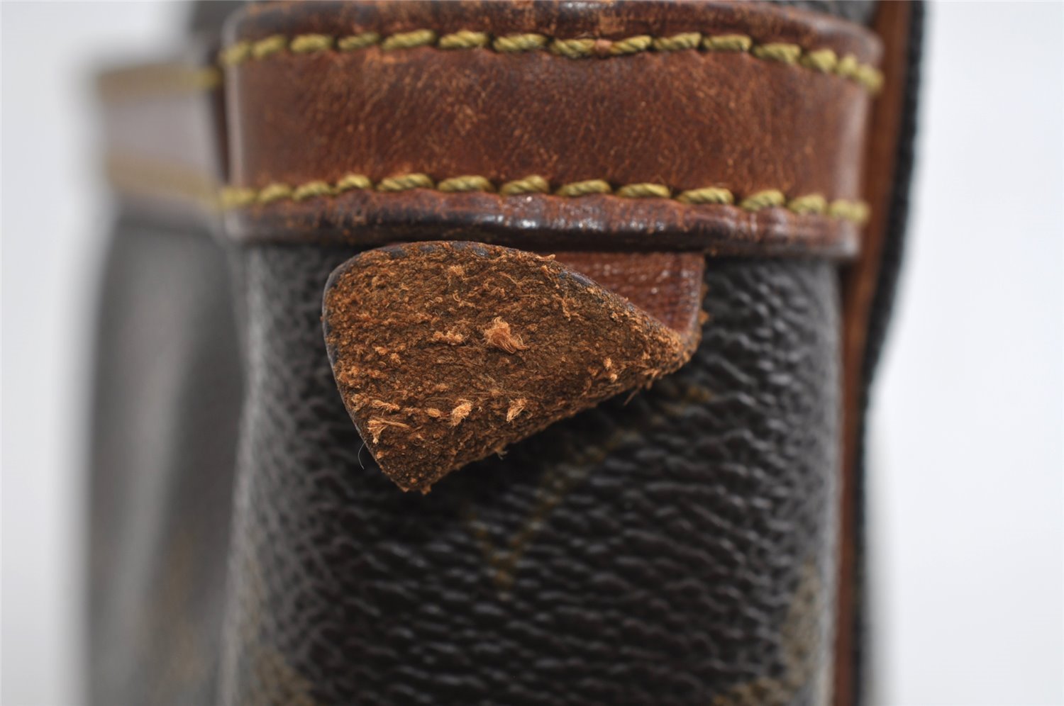 Authentic Louis Vuitton Monogram Compiegne 23 Clutch Hand Bag M51847 Junk 5826I