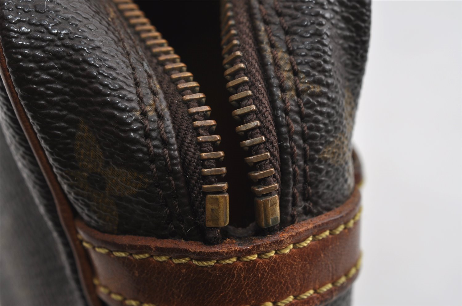 Authentic Louis Vuitton Monogram Compiegne 23 Clutch Hand Bag M51847 Junk 5826I