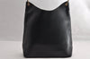 Authentic GUCCI Bamboo Vintage Shoulder Hand Bag Purse Leather Black 5827I