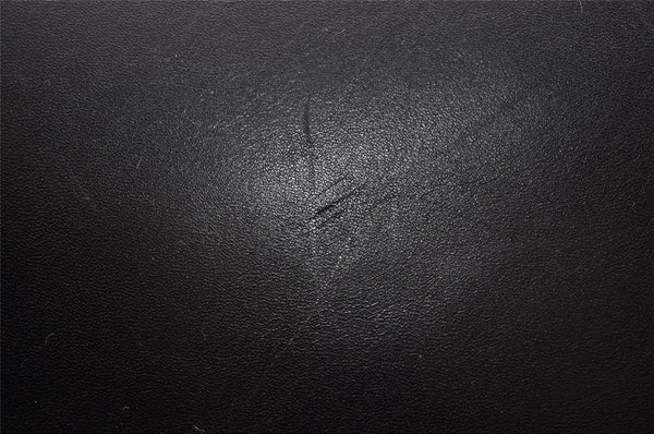 Authentic GUCCI Bamboo Vintage Shoulder Hand Bag Purse Leather Black 5827I