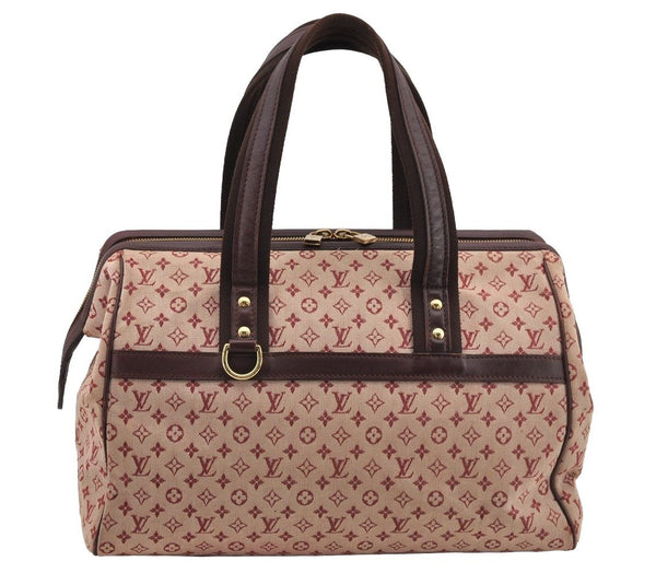 Authentic Louis Vuitton Monogram Mini Josephine GM Hand Bag Pink M92213 LV 5828I