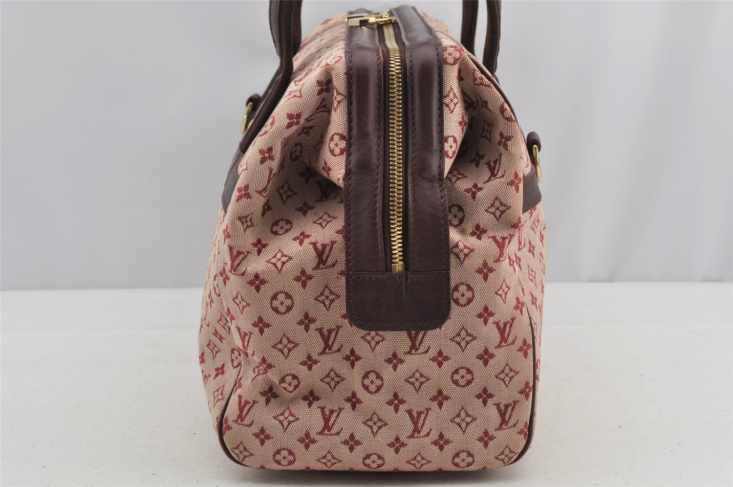 Authentic Louis Vuitton Monogram Mini Josephine GM Hand Bag Pink M92213 LV 5828I