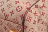 Authentic Louis Vuitton Monogram Mini Josephine GM Hand Bag Pink M92213 LV 5828I