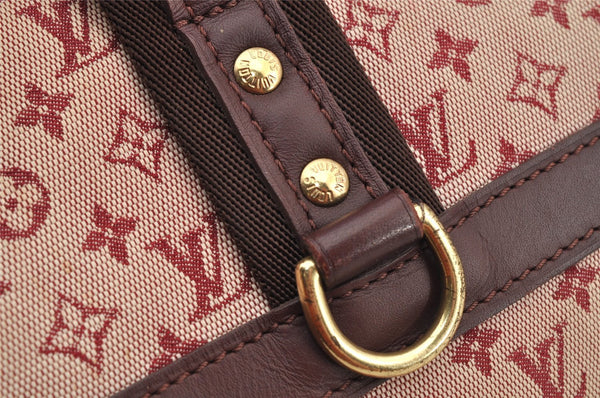 Authentic Louis Vuitton Monogram Mini Josephine GM Hand Bag Pink M92213 LV 5828I