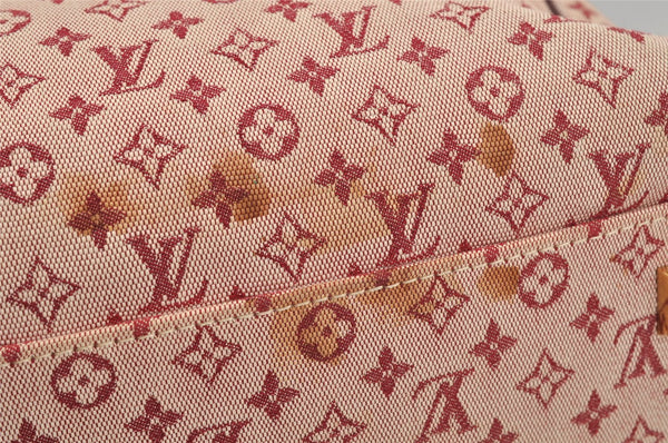 Authentic Louis Vuitton Monogram Mini Josephine GM Hand Bag Pink M92213 LV 5828I