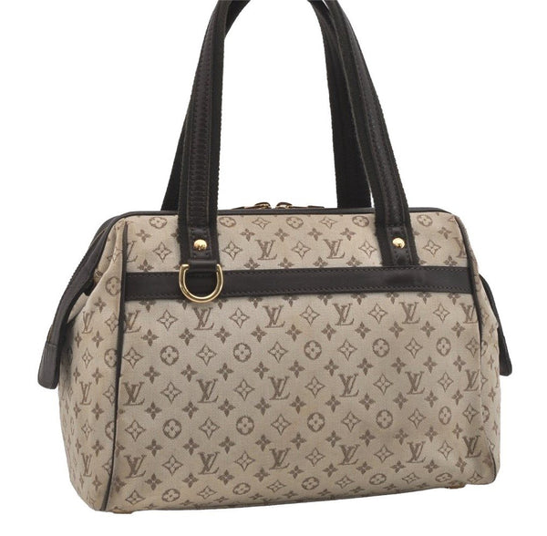 Auth Louis Vuitton Monogram Mini Josephine PM Hand Bag M92215 Khaki Beige 5829I