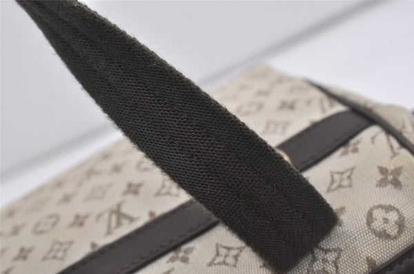 Auth Louis Vuitton Monogram Mini Josephine PM Hand Bag M92215 Khaki Beige 5829I