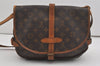 Authentic Louis Vuitton Monogram Saumur 30 Shoulder Cross Bag M42256 LV 5830I