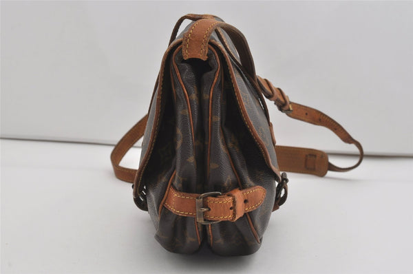 Authentic Louis Vuitton Monogram Saumur 30 Shoulder Cross Bag M42256 LV 5830I