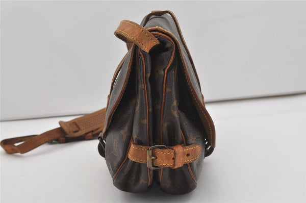 Authentic Louis Vuitton Monogram Saumur 30 Shoulder Cross Bag M42256 LV 5830I