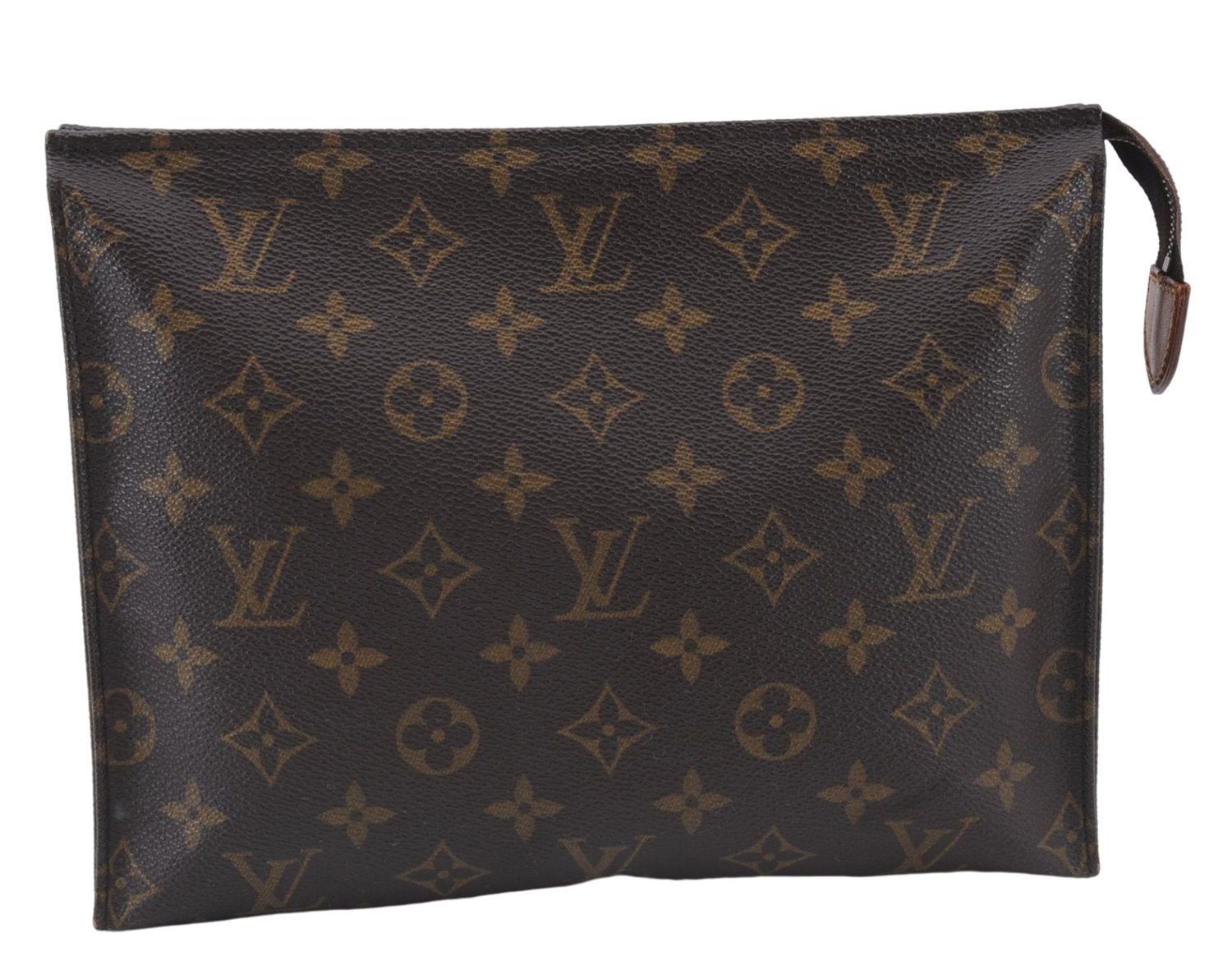 Authentic Louis Vuitton Monogram Poche Toilette 26 M47542 Cosmetics Pouch 5831E