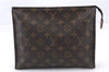 Authentic Louis Vuitton Monogram Poche Toilette 26 M47542 Cosmetics Pouch 5831E