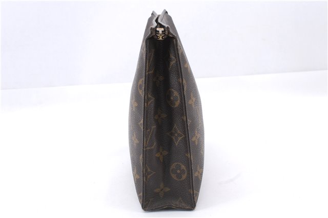 Authentic Louis Vuitton Monogram Poche Toilette 26 M47542 Cosmetics Pouch 5831E