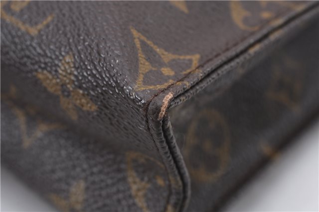 Authentic Louis Vuitton Monogram Poche Toilette 26 M47542 Cosmetics Pouch 5831E