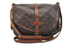 Authentic Louis Vuitton Monogram Saumur 30 Shoulder Cross Bag M42256 LV 5831I