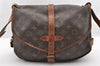 Authentic Louis Vuitton Monogram Saumur 30 Shoulder Cross Bag M42256 LV 5831I