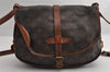 Authentic Louis Vuitton Monogram Saumur 30 Shoulder Cross Bag M42256 LV 5831I