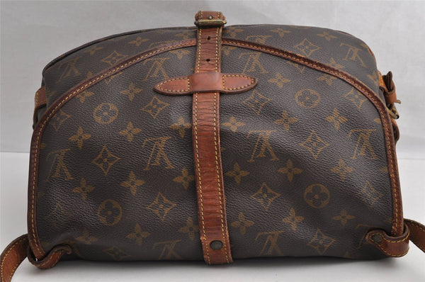 Authentic Louis Vuitton Monogram Saumur 30 Shoulder Cross Bag M42256 LV 5831I