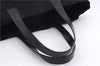 Authentic CHANEL New Travel Line Shoulder Tote Bag Nylon Leather Black 5832E