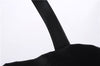 Authentic CHANEL New Travel Line Shoulder Tote Bag Nylon Leather Black 5832E
