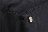 Authentic CHANEL New Travel Line Shoulder Tote Bag Nylon Leather Black 5832E