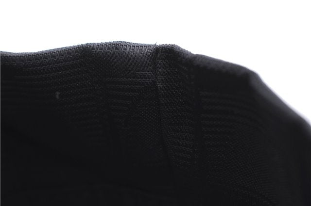 Authentic CHANEL New Travel Line Shoulder Tote Bag Nylon Leather Black 5832E
