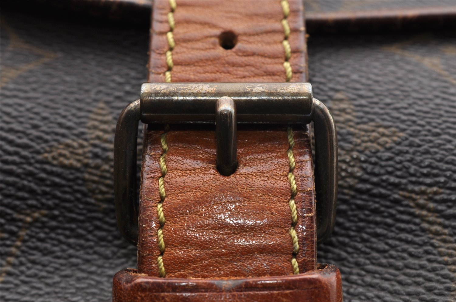 Authentic Louis Vuitton Monogram Saumur 35 Shoulder Cross Bag M42254 LV 5832I