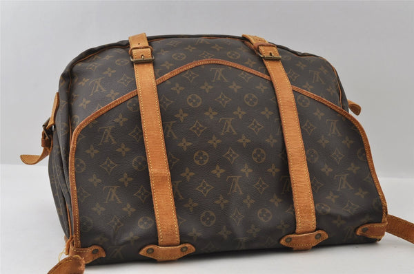 Authentic Louis Vuitton Monogram Saumur 43 Shoulder Cross Bag M42252 Junk 5833I