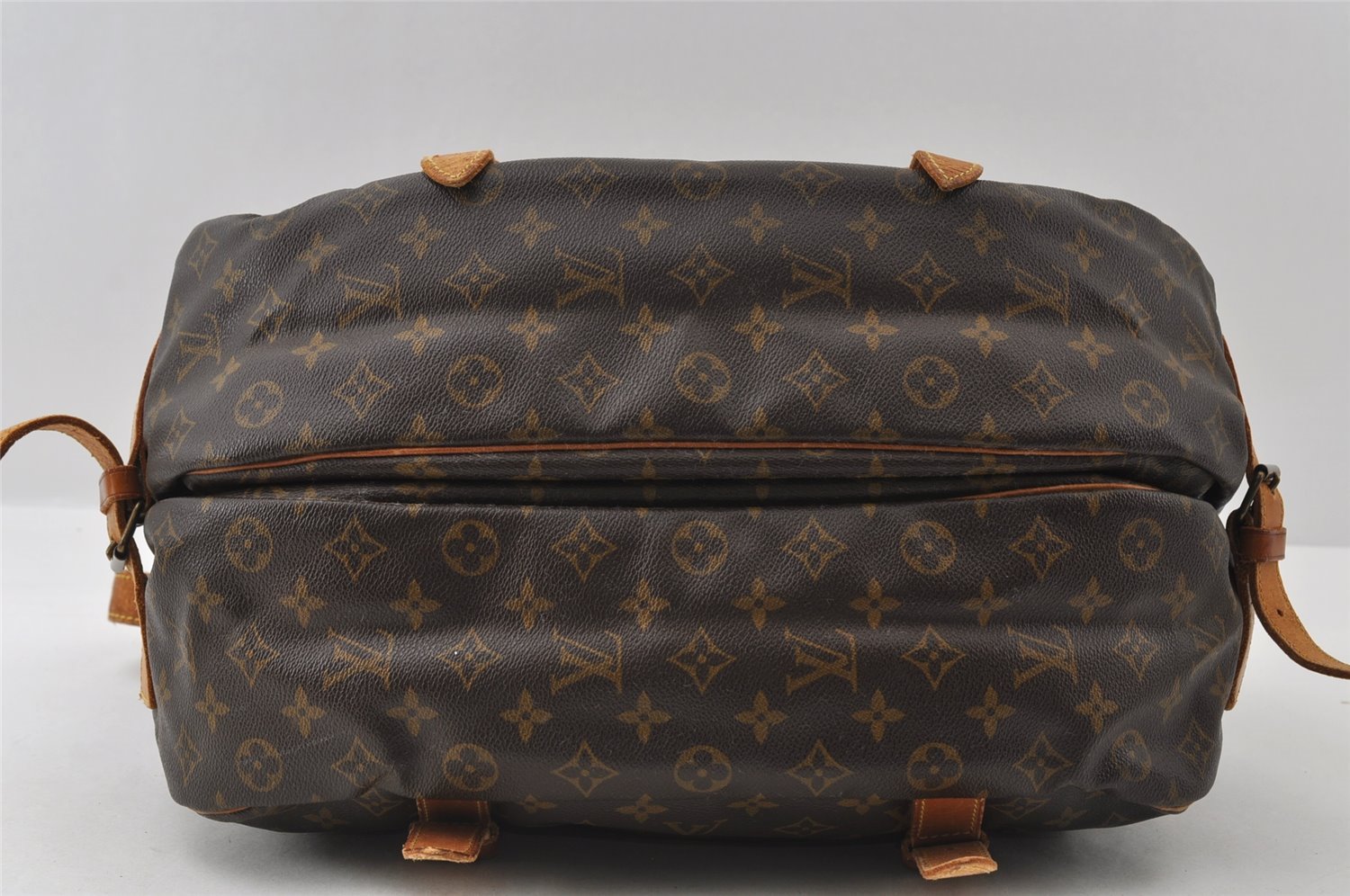 Authentic Louis Vuitton Monogram Saumur 43 Shoulder Cross Bag M42252 Junk 5833I