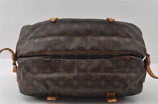 Authentic Louis Vuitton Monogram Saumur 43 Shoulder Cross Bag M42252 Junk 5833I