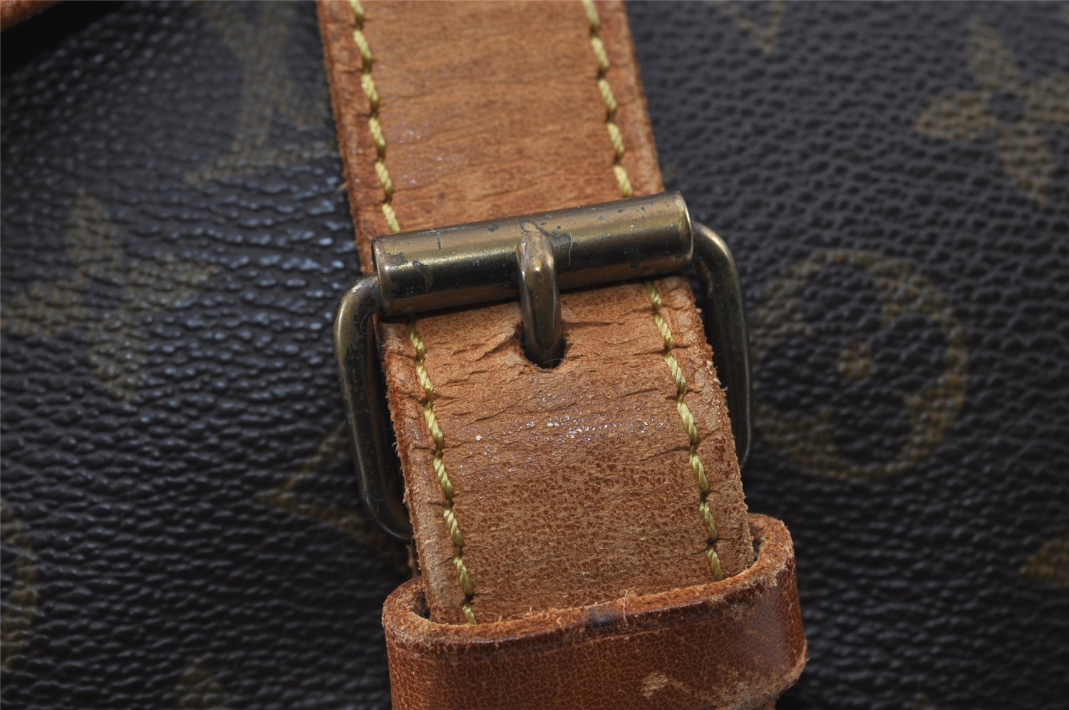 Authentic Louis Vuitton Monogram Saumur 43 Shoulder Cross Bag M42252 Junk 5833I