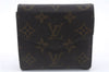 Auth Louis Vuitton Monogram Porte Monnaie Billets Trifold Wallet M61660 LV 5836D