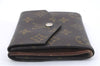 Auth Louis Vuitton Monogram Porte Monnaie Billets Trifold Wallet M61660 LV 5836D