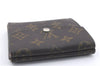 Auth Louis Vuitton Monogram Porte Monnaie Billets Trifold Wallet M61660 LV 5836D