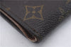Auth Louis Vuitton Monogram Porte Monnaie Billets Trifold Wallet M61660 LV 5836D