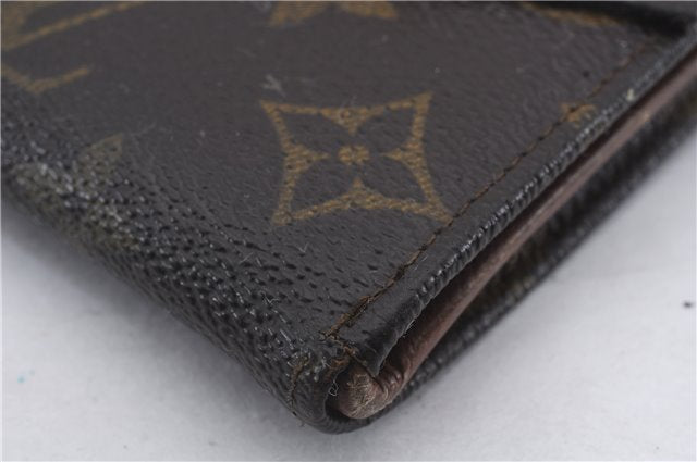Auth Louis Vuitton Monogram Porte Monnaie Billets Trifold Wallet M61660 LV 5836D