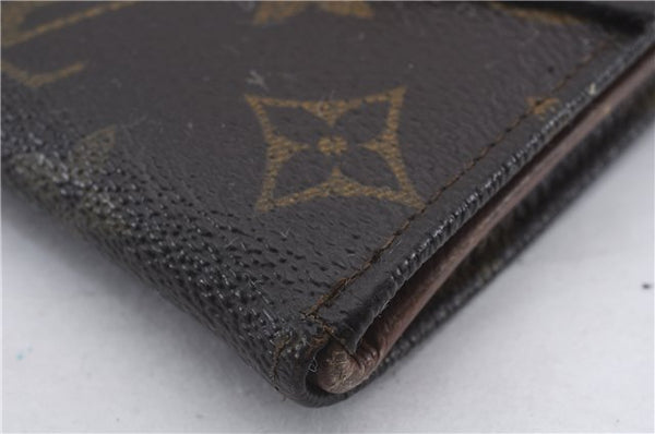 Auth Louis Vuitton Monogram Porte Monnaie Billets Trifold Wallet M61660 LV 5836D