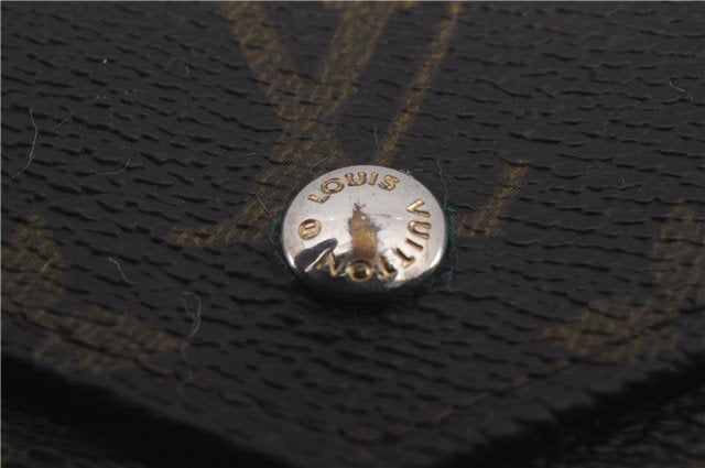 Auth Louis Vuitton Monogram Porte Monnaie Billets Trifold Wallet M61660 LV 5836D