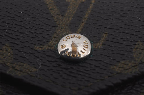 Auth Louis Vuitton Monogram Porte Monnaie Billets Trifold Wallet M61660 LV 5836D